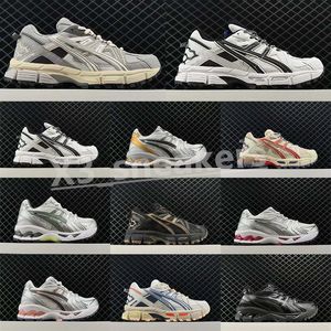 Chaussures de course de créateurs Gel Kahana8 Low Top Retro Athletic Hommes Femmes Baskets Sports de plein air Baskets Obsidian Gris Crème Blanc Noir Ivy X19