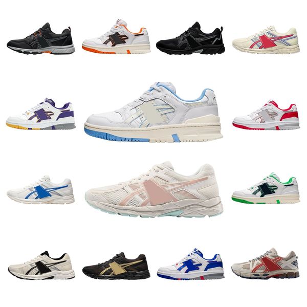 Chaussures de course de créateurs Gel Kahana8 bas haut rétro athlétique hommes femmes formateurs sport obsidienne gris crème blanc noir Ivy baskets d'extérieur g Trail cfv