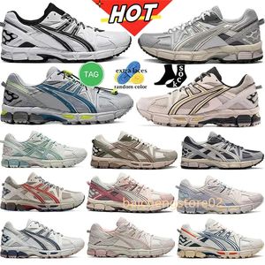 Designer Hardloopschoenen gel kahana8 r5 ct Lage Top Retro Atletisch Heren Dames Trainers Buitensporten Sneakers Obsidiaan Grijs Crème Wit Zwart Klimop Outdoor Trail B2