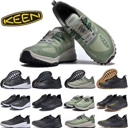 chaussures de course design Keen ZIONIC WP pour hommes femmes baskets de sport personnalité triple noir blanc or vert taille 36-45