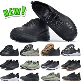 Chaussures de course de créateurs Keen Sionic WP pour hommes Femmes Trainers sportifs Personnalités Triple Black Black Gold Green Sneakers Taille 36-45