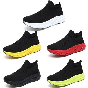 Chaussures de course designer femme homme blanc noir vert rouge jaune respirant épais semelles