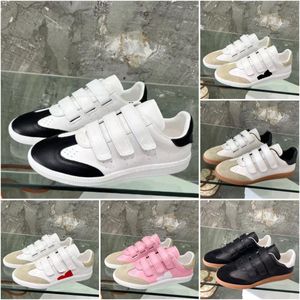 Zapatos de pasarela de diseñador Paris Marant Zapatillas de deporte con correa de agarre Zapatillas bajas de cuero Beth Moda Isabel Zapatillas de deporte blancas y negras Tamaño 35-40