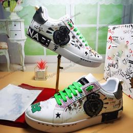 Chaussures sales du créateur graffiti Trendy usure résistante anti-glis