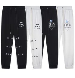 Pantalons de sport à la mode pour hommes et femmes avec motif de lettres en coton, pantalons amples et chauds, jambes droites décontractées, taille S-2XL 168