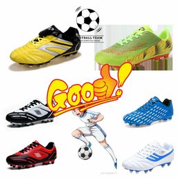 Chaussures d'extérieur pour hommes de haute qualité, chaussures de football à sang chaud, bottes de football, coussin d'air à bord enveloppé, chaussures absorbant les chocs et antidérapantes