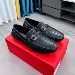 De nieuwste casual schoenen van de ontwerper Bean Shoes heren luxueuze en elegante zakelijke rubber niet-slip outsole cover schoenen