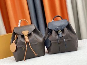 Nouveau sac à dos du designer MONTSOURIS Sac à bandoulière de luxe rétro Sac à dos de haute qualité Sac en cuir Imprentes Unisexe M45205 Bandoulière réglable