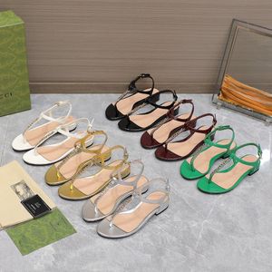 Lederen platte sandalen voor dames, clip teen sandalen, designer damesslippers, modieuze strandslippers, merkschoenen, casual schoenen