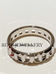 Designer S925 Brande en argent sterling vrai anneau étroit Femmes exquise fine joint de doigt de conception unique