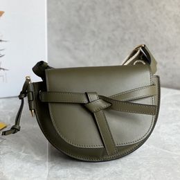 Diseñador Saddle Bag Spanish Spanh Top Tophide Bolsas Crossbody Bag Single Shoulder Bag Shoulder Diseñador Bolso de cintura para mujeres Costeo con caja