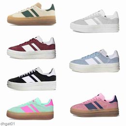 Designer Sambaba Shoes Gazzelle Casual Shoes Platform for Men Women Trainers Pink Presh Yellow Men Sports Sneakers