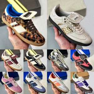 Diseñador Sambaba Sneakers Gales Bonner Silver Leopard Pony Vegan OG Zapatos casuales Traineros Vintage sin desliz