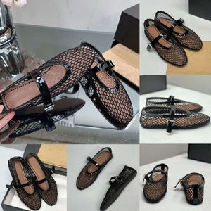Designer Sandal Ballerines Chaussures Femmes Résille Chaussure Respirant Bout Ouvert Mode Street Style Sandales Avec Boîte 505
