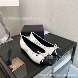 Designer Sandal Chaneles Loafer Shoes Edition C Lettre de parfum Ballet Chaussures Summer Round Head Mouth Bottom Fot Flat Bott