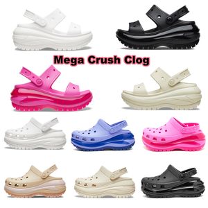Designer Sandale Mega Crush Clogs Platform Crocss Sandals plage imperméable Femmes Rubber Slippers Mules Outdoor Tlides