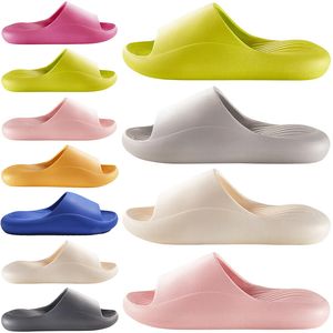 Designer sandale pantoufles sliders pour vert jaune hommes femmes sandales slide runners pantoufle mules mens womens slides pantoufles formateurs tongs sandles color49