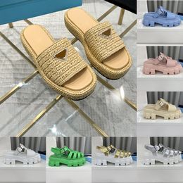Designer sandalen haak sandaal monoliet schuim rubber 55 mm dik zool platform sandles mode dames slippers zomerschoenen casual slippers muilezels schuifregelaars gliders