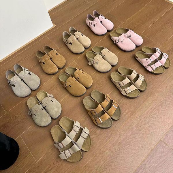 Designer Sandales Feme Femmes Slides Sandale Slipper Sliders Bostons Chaussures décontractées Flip Flops Summer Sandale Contrus