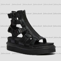 Designer sandalen mode enkelriem riem gladiator platform sandaal zwarte zomerschoenen vintage dames mannen strand sandale maat 36-42