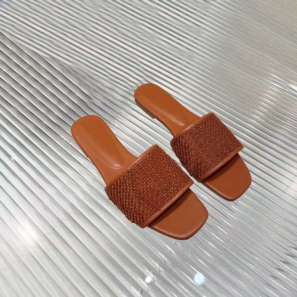 Sandalias de diseñador para mujer, sandalias famosas, sandalias planas para mujer, deslizadores, zapatos, chanclas inferiores, sandalias de playa informales, cuero de calidad superior