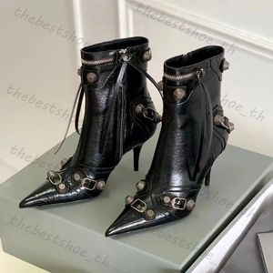 Designer sandales hautes talons luxury marque en cuir breveté chaussures femmes chaussures formelles sandales fluorescentes multicolores de boucle de courroie en métal