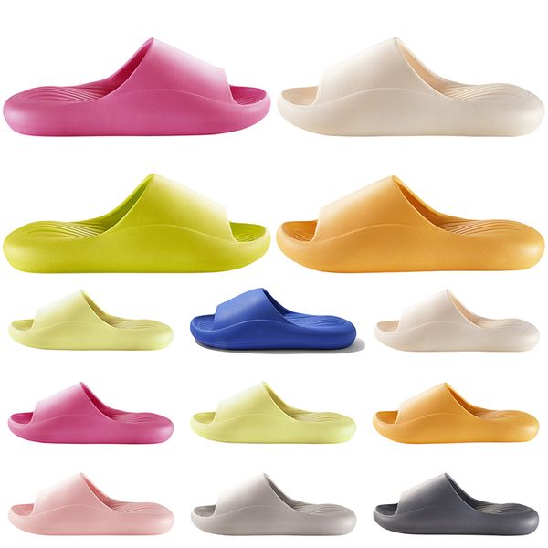 Sandalias de diseñador para hombre y mujer, zapatilla clásica para hombre, zapatos impermeables de playa de verano, rosa, negro, para mujer, toboganes de exterior para interiores