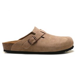 Sandales de créateurs Hommes Femmes Diapositives Sliders Plate-forme Pantoufles Sandales Boston Soft Mules Sabots Chaussures en cuir suédé Slingbacks Sandalias Chaussures de mode