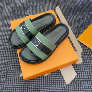 Designer sandalen mannen dames slippers drukkerijen bloemen slippers echte lederen lage hakken rubber mannen glijbanen schitterende bloemen platform schuifregelaars loafers