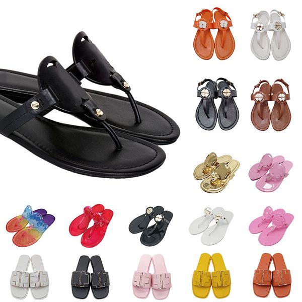 Sandales de créateurs Miller Sandale Sandale Femme célèbres Slippers Slide Summer Belon Flip Flops Clogs Sandale Tlides Charme Sliders Black Brown Flat Womens Chaussures extérieure