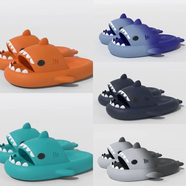 sandales de créateurs diapositives de requin pantoufles sandales hommes femmes bule arc-en-ciel mode pantoufles plage intérieure hôtel sandales de sport 35-45