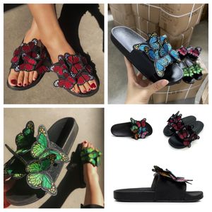 Designer Sandalen Slippers Slides Schoenen Dames Klomp Gesp Klassieke Herenmode Menemsha Urchin Sandaal MAAT 36-41 GAI Fashion Luxe Bloemen Slipper merk vlinder