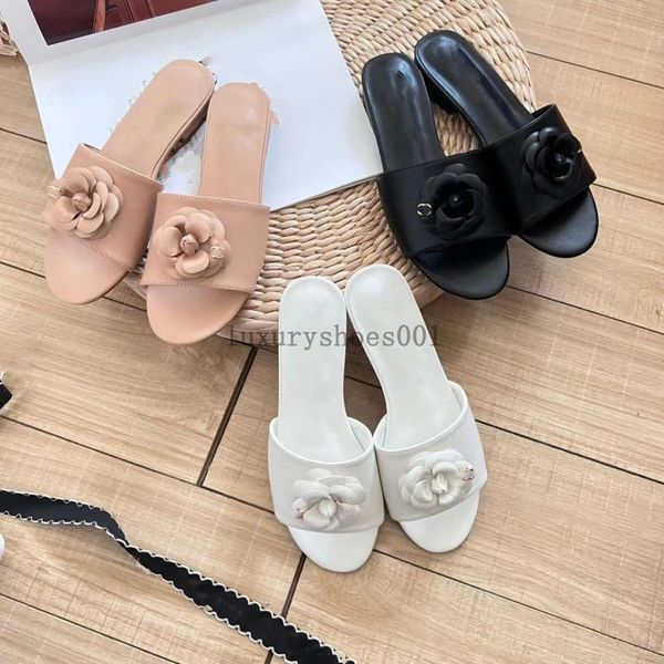 Designer Sandals Summer Hot Beach Shoe Femmes Small Cuir Fragrant Chaussures à semelles épaisses Femmes Portez Open Toe Fashion en été Best Quality Package Freight 5.7 02