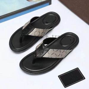 Sandales de créateurs Été Luxe Classique Hommes Pantoufles En Caoutchouc Bas Plage Diapositives Lettre Plat Pantoufle Chaussures De Créateur Gear Bottoms Flip Flopsfashion causal 3.20 14