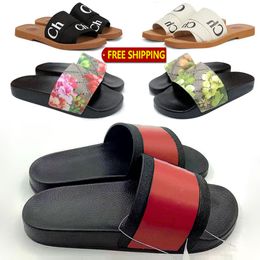 Sandalias de diseñador Mujer Diapositivas para hombre Zapatillas de playa Zapatos casuales para el hogar TOPDESIGNERS047