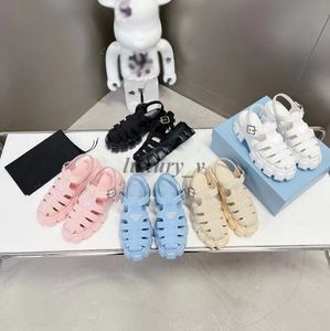 Designer Sandalen Vrouwen Monoliet Vezel Gekarteld Romeins Geweven Dikke Zolen Rubberen Sandalen Zomer Muffin Roman Platform Varkenskooi Sandaal