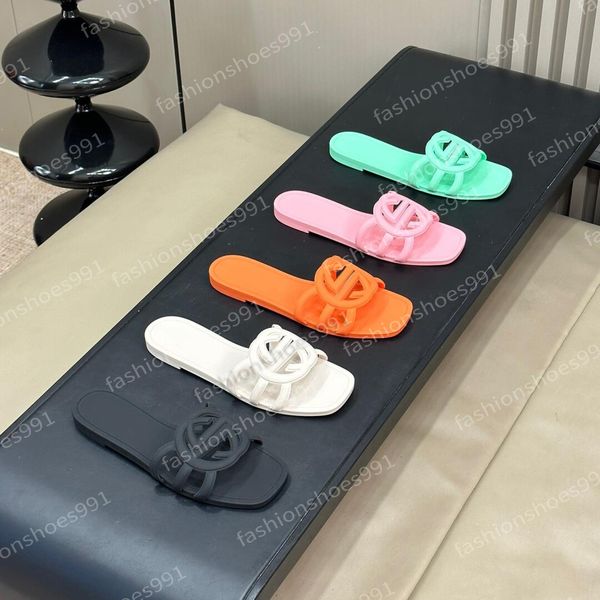 Designer Sandals femmes pantoufles Slimes Sandale Sandale Flatform Sliders Chaussures de bas de bascule Summer Sandale Contrus