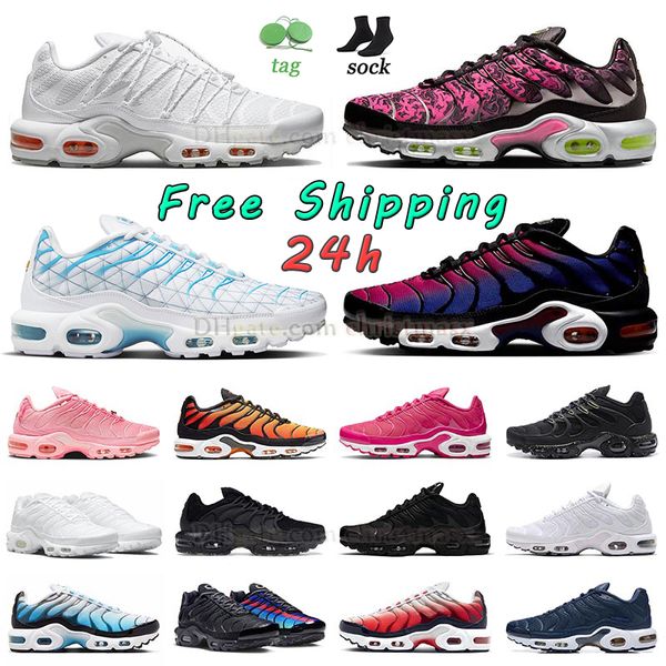 Envío gratis zapatos para correr tn plus barcelone para hombre tamaño grande nosotros 12 eur 46 terascape triple negro utilitario blanco atlanta tns sintonizado unity rise marsella dhgates entrenadores