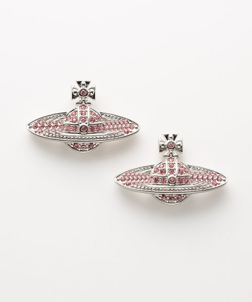 Pendientes de mujer de diseñador Saturno con logo 4 estilo Pendientes de botón de diamante clásico diamante rojo Sin alergias nunca se desvanecen