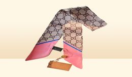 Bufanda de diseñador Diadema de moda Marcas de lujo con letras de caja G Bufandas de seda para mujer Bufandas flacas de grado superior Bandas para el cabello 85x6 cm fdhf8517374