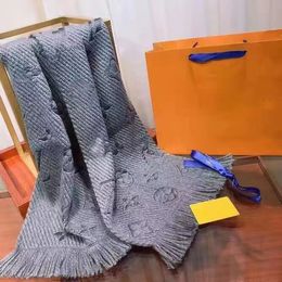 Sciarpa di design per uomo donna inverno lana moda classica cashmere echarpe anello scialle scozzese di lusso a quadri Homme