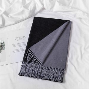 Designer sjaal voor dames kasjmier sjaal ontwerpers sjaal klassiek geruite sjaal met franjes winterwol mode warm trendy gemengd klassiek