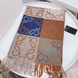 Designer sjaal voor dames kasjmier sjaal ontwerpers sjaal klassieke geruite sjaal met franjes winter wol mode warm trendy gemengd klassiek maat 180cm * 70cm