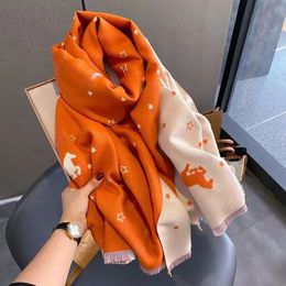 Écharpe de concepteur Nouveau écharpe à cachemire chaud / hiver