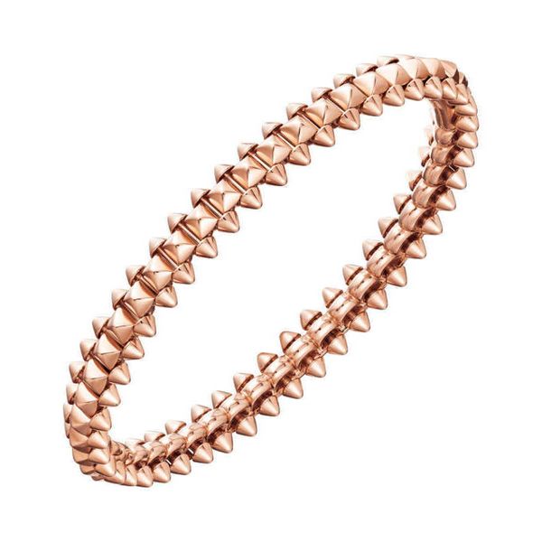 Diseñador Tornillo Brazalete Pulsera Uñas Amor Moda Joyería de lujo CTie Original Moda 18K Diamante de oro para mujeres Hombres Pulseras de uñas Joyería de plata PulseraMBYW