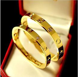 Designer Vis Bracelet Mode Bijoux De Luxe Bracelets Bracelets 18K Or Rose Argent Titane Acier Diamant Bracelets Bracelets À Ongles Pour Hommes Femmes 17 18 19 21 22 taille