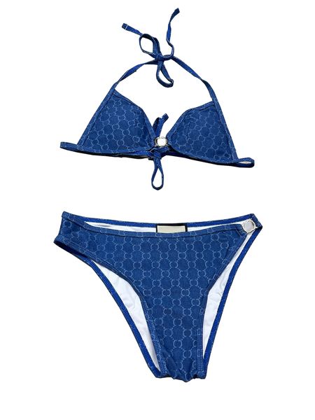 Diseñador Sexy Bikini Set para mujer Vendaje Traje de baño Twopieces Top Traje de baño Traje de baño Cintura alta Ropa de playa