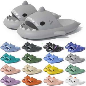 Livraison gratuite Designer Shark Slides One Sandal Pantoufle pour hommes Femmes GAI Sandales Pantoufle Mules Hommes Femmes Pantoufles Formateurs Tongs Sandles Color38
