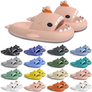 Livraison gratuite Designer Shark Slides One Sandal Pantoufle pour hommes Femmes GAI Sandales Pantoufle Mules Hommes Femmes Pantoufles Formateurs Tongs Sandles Color13