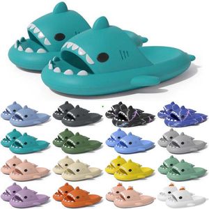 Livraison Gratuite Designer Shark Diapositives Une Sandale Pantoufle Pour Hommes Femmes GAI Sandales Pantoufle Mules Hommes Femmes Pantoufles Formateurs Tongs Sandles Color41